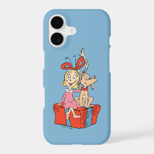 Cindy Lou Who et Max sur un cadeau