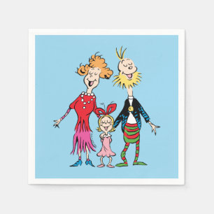 Cindy Lou Who's Family Portrait Napkin