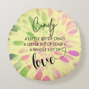 Cindy Love Round Pillow
