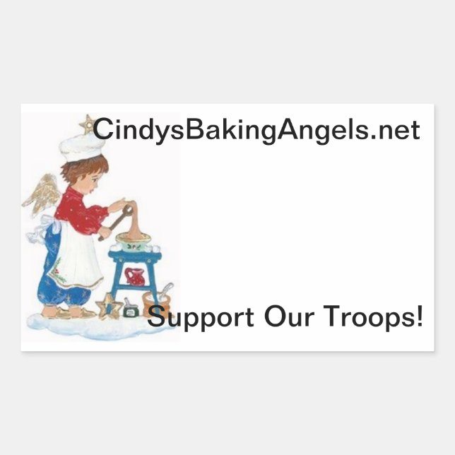 Cindy's Baking Angels Goodie Box Stickers! Sticker (Front)