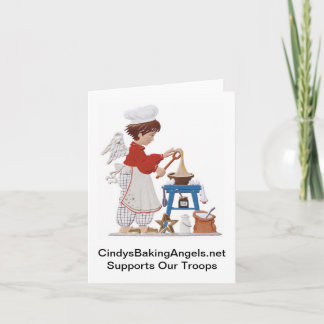 Cindy's Baking Angels Note Card