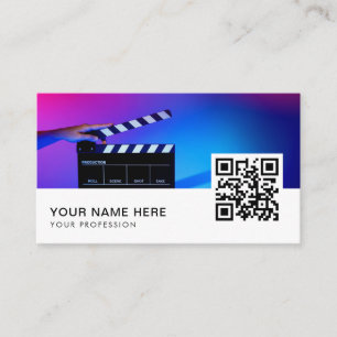 cinéaste carte de visite QR Code