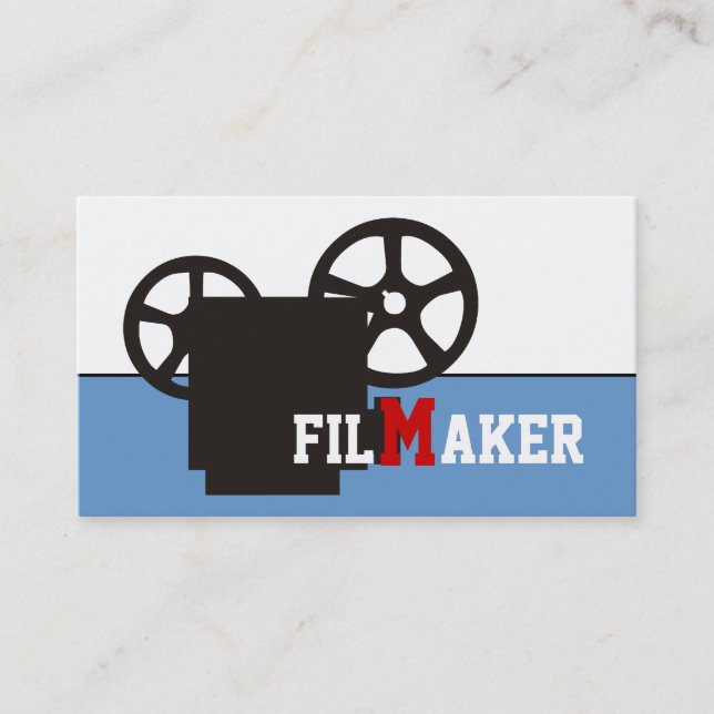 Cinéaste/réalisateur/réalisateur de films cartes d (Devant)