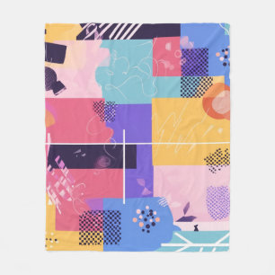 Cinema Abstract Fleece Blanket