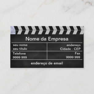 cinema clap business card