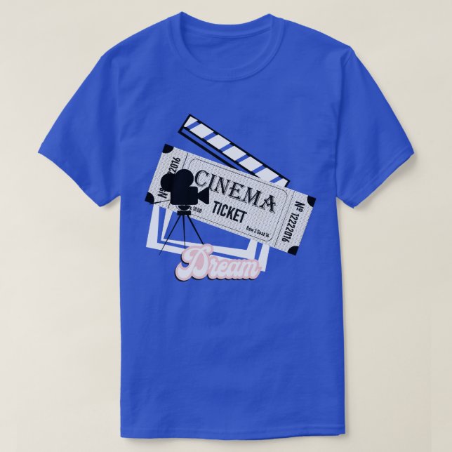 Cinema Dreams Nostalgia T-Shirt (Design Front)