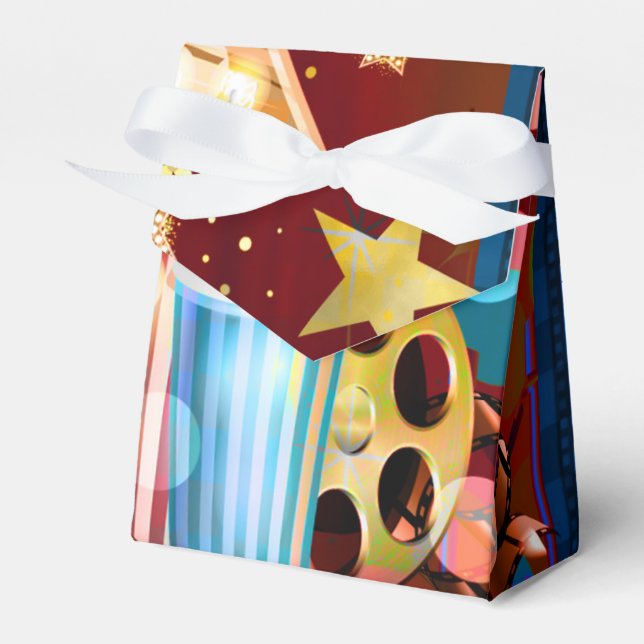 Cinema Movies Movie Night Birthday Party Favor Box (Front Side)