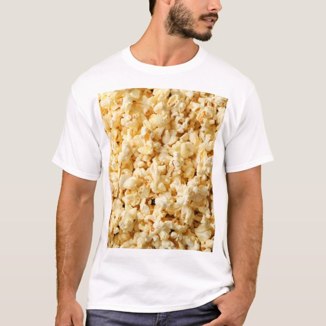 Cinema Popcorn Full Background. T-Shirt (Front)