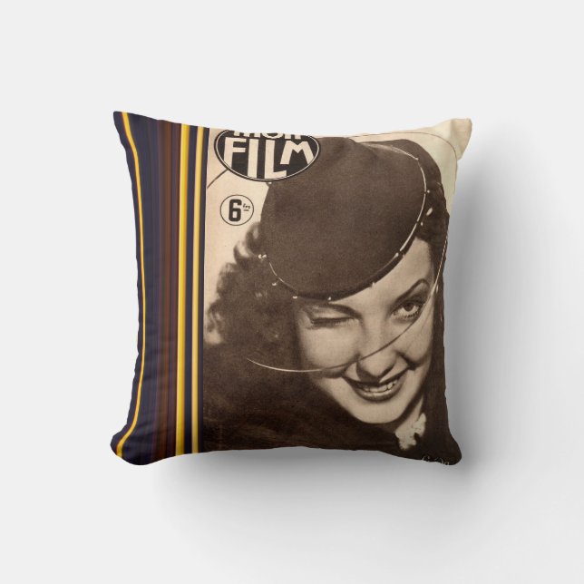 Cinema Throw Pillow (Front)