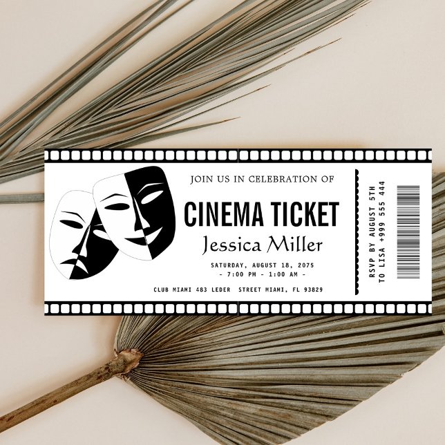 cinema ticket Invitation (Créateur téléchargé)