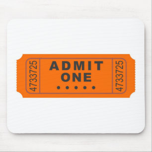 Cinema Ticket Mouse Pad