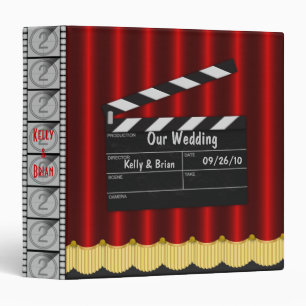 Cinema Wedding Album or Planner Binder