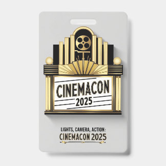 CinemaCon 2025  Badge