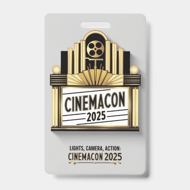 CinemaCon 2025  Badge (Front)