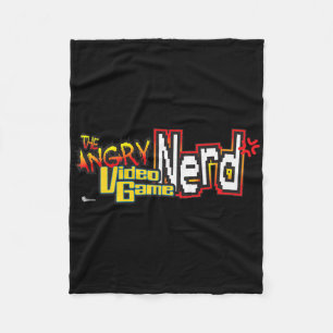 Cinemacre Angry Video Game Nerd Logo Premium Fleece Blanket