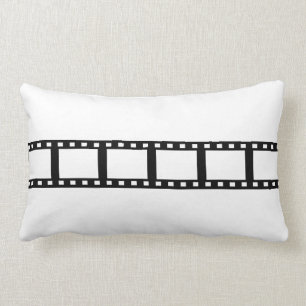 Cinematic Film Strip Lumbar Pillow