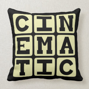 Cinematic, Like A Movie Throw Pillow