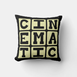 Cinematic, Like A Movie Throw Pillow