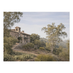 Cinematic Mist Villa, Toledo Spain Poster