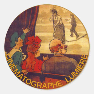Cinematographe Lumiere Classic Round Sticker