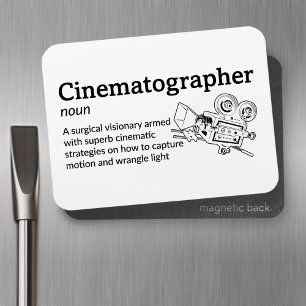 Cinematographer Definition - DP 3" x 4" Flex Magnet