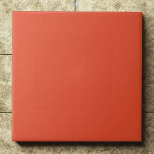 Cinnabar #e44d2e – Bright, Bold, Fiery Red-Orange Tile