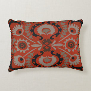 Cinnabar Suzani I Accent Pillow
