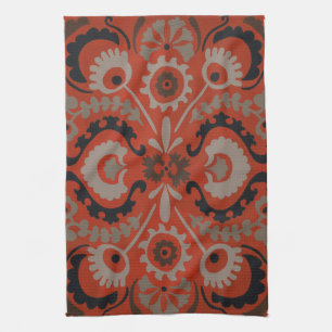 Cinnabar Suzani I Kitchen Towel