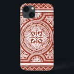 Cinnabar Woodblock IV iPhone 13 Case<br><div class="desc">Home Décor</div>