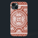 Cinnabar Woodblock IV iPhone 13 Case<br><div class="desc">Home Décor</div>