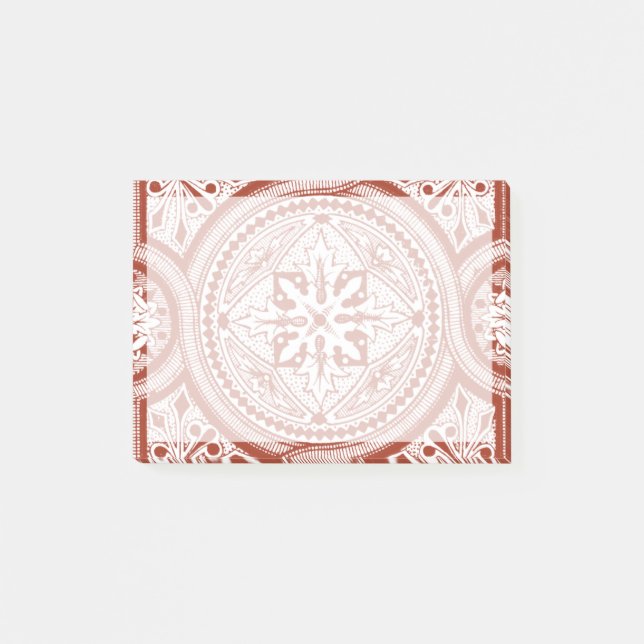 Cinnabar Woodblock IV Post-it Notes (Front)