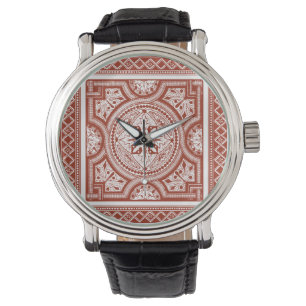 Cinnabar Woodblock IV Watch