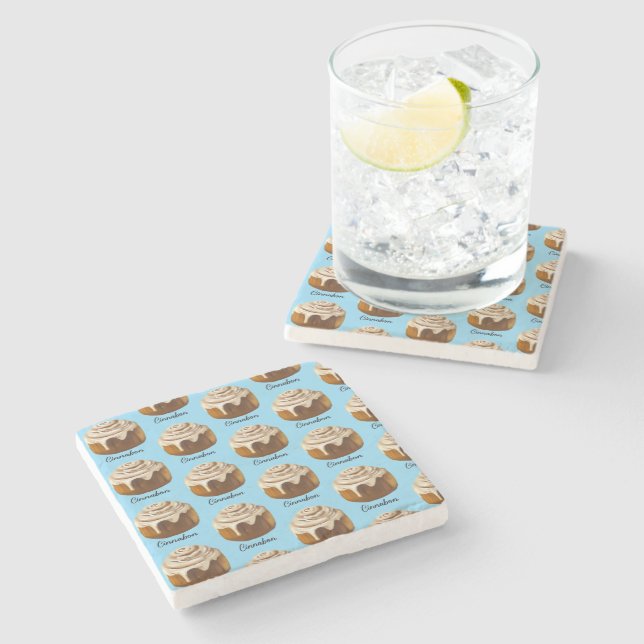 Cinnabon Stone Coaster (Side)