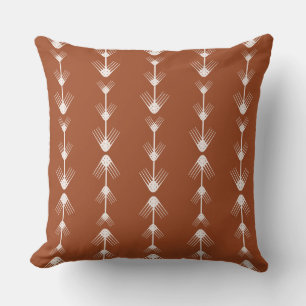 Cinnamon Bark and Arrows Fall  Throw Pillow