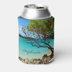 Cinnamon Bay St. John USVI Personalized Can Cooler