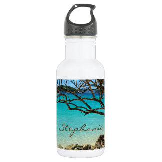 Cinnamon Bay St. John USVI Tropical Water Bottle