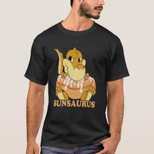 Cinnamon Bun Dinosaur Sweet Pastry Dino Cinnamon R T-Shirt