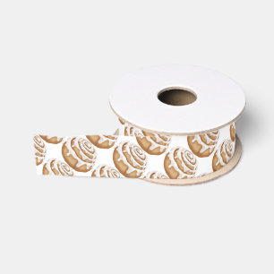 Cinnamon bun Iced sweet treat ribbon Grosgrain Ribbon