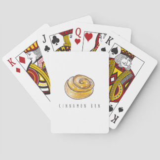Cinnamon Buns Cinnamon Rolls Coffee Fika Playing Cards