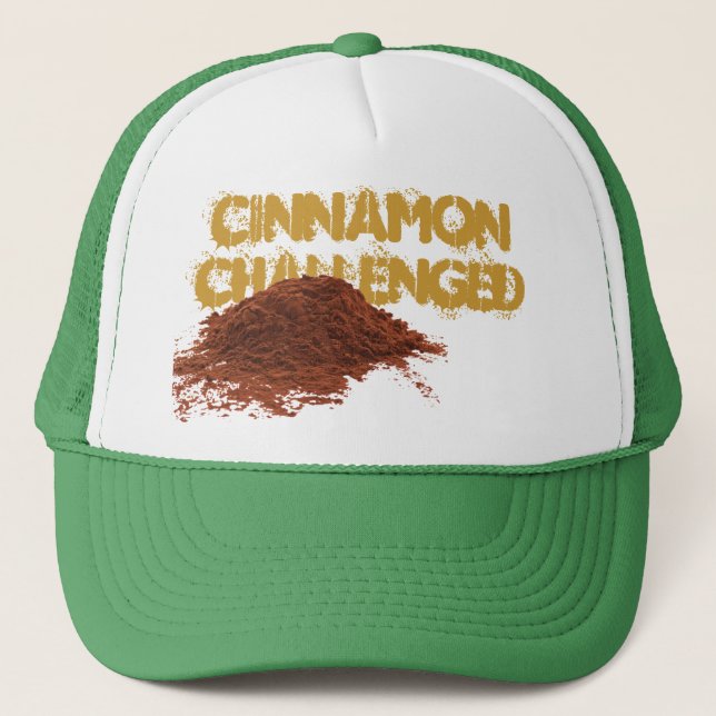 Cinnamon Challenged - Keep Fighting! Trucker Hat (Front)