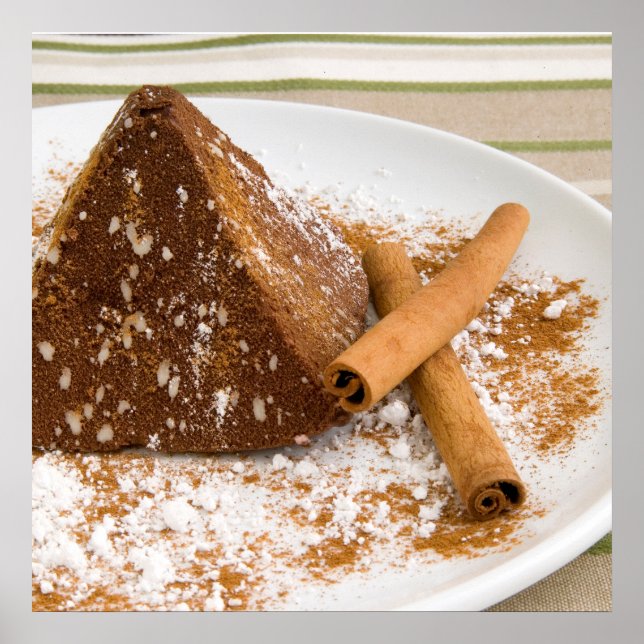 Cinnamon Chocolate Cake Dessert Poster (Front)