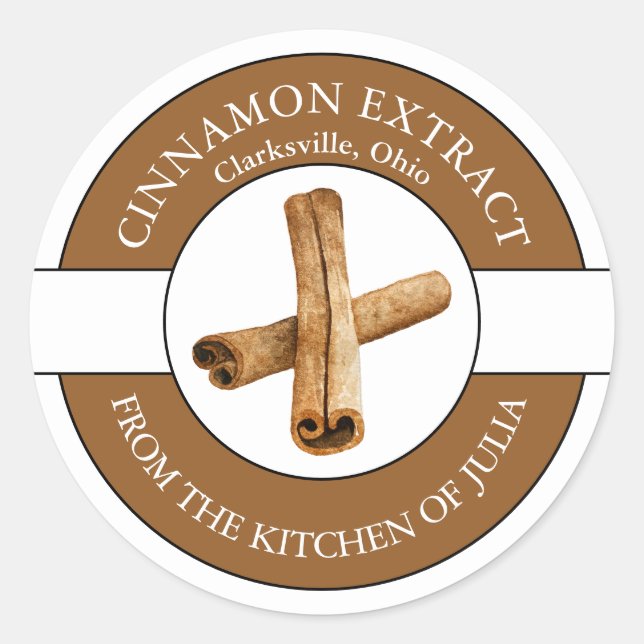 Cinnamon Extract Label  (Front)