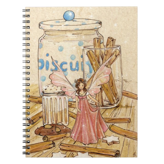 "Cinnamon Fairy" Recipe Notebook (Front)