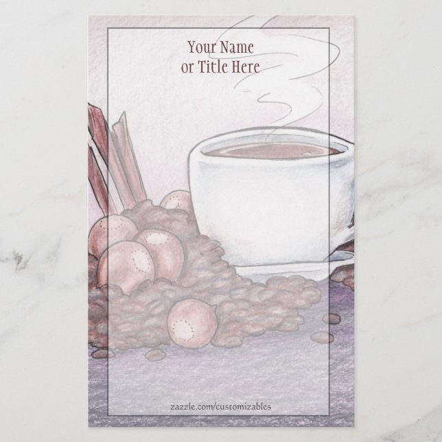 Cinnamon Hazelnut Stationery (Front)
