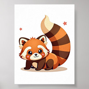 Cinnamon Panda Poster