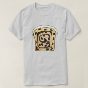 Cinnamon Raisin Bread Loaf Baking Breadmaking T-Shirt