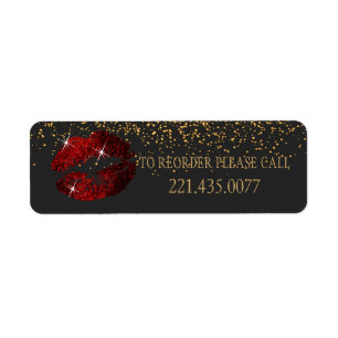 Cinnamon Red Glitter Lips - Reorder