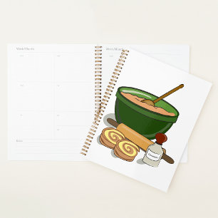 Cinnamon Roll Baking Ingredients Cozy Kitchen Planner