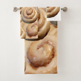 Cinnamon Roll Bath Towel Set