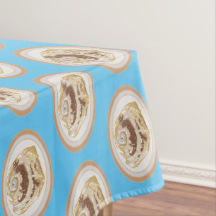 Cinnamon roll cartoon illustration  tablecloth